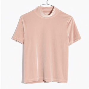 NWT Madewell Velvet Tee Shirt